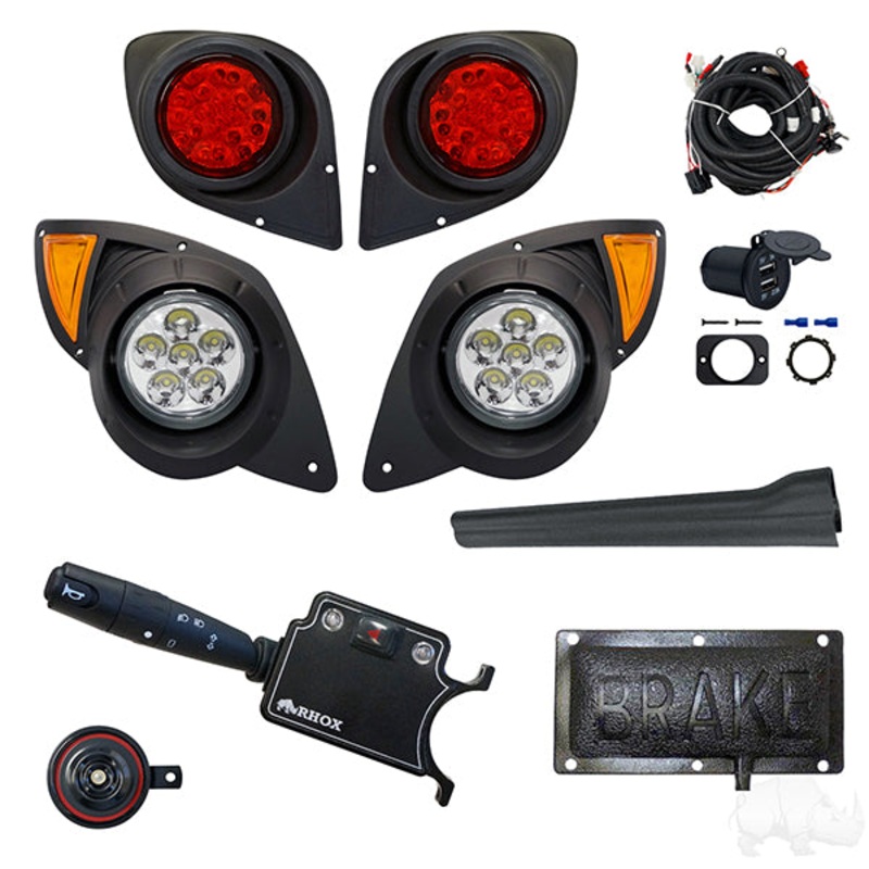 Build Your Own LED Factory Light Kit, Yamaha Drive 07-16 (Deluxe, Pedal Mount) PN# LGT-607LT3B1