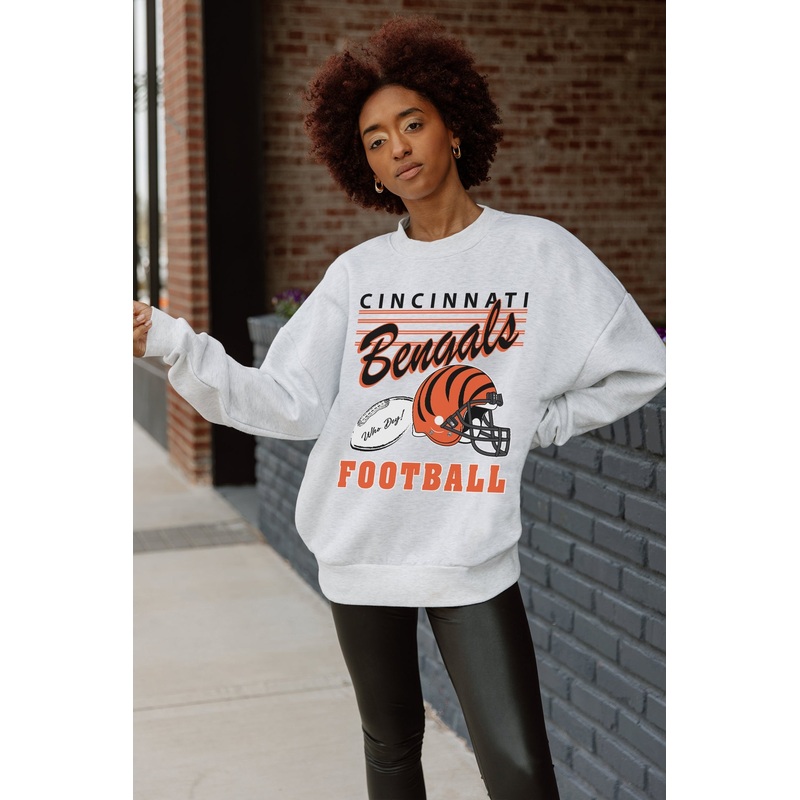 CINCINNATI BENGALS HOME TURF PREMIUM FLEECE CREWNECK PULLOVER