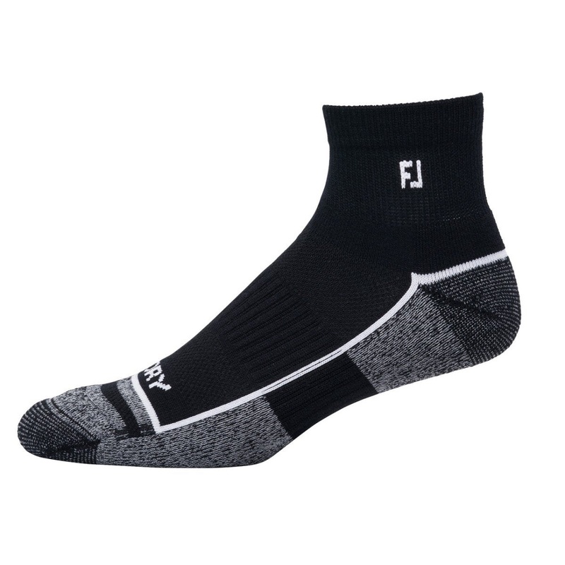 FootJoy ProDRY Quarter Sock|White|Black