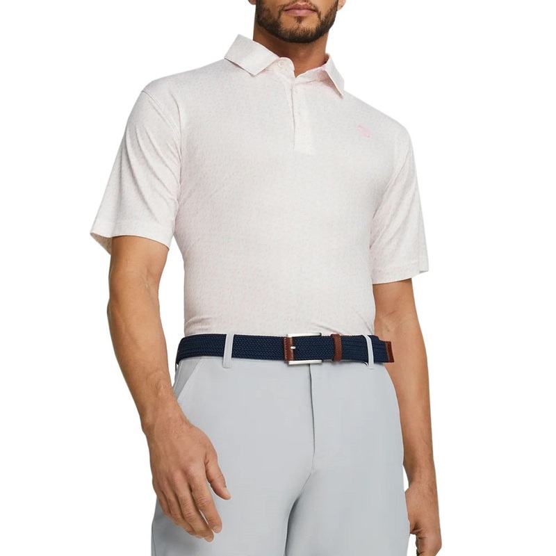 Puma AP Mattr Sixty Two Golf Polo Shirt – Pale Pink