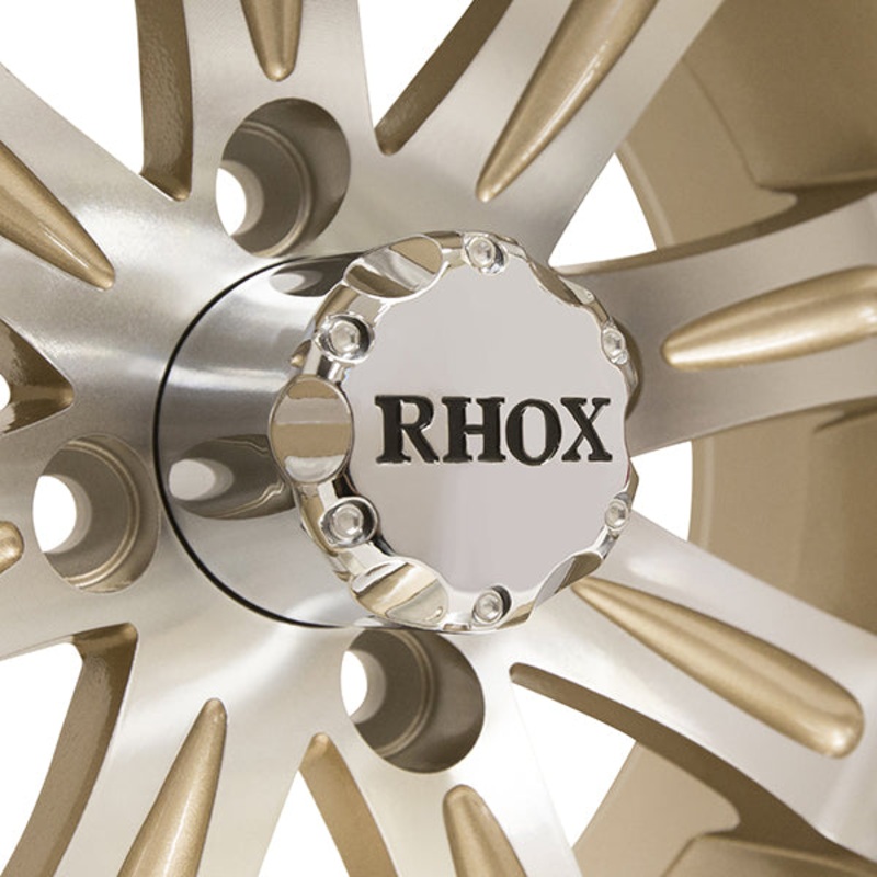 RHOX Vegas, Machined w/Pearl w/ Center Cap, 12×7 ET-25