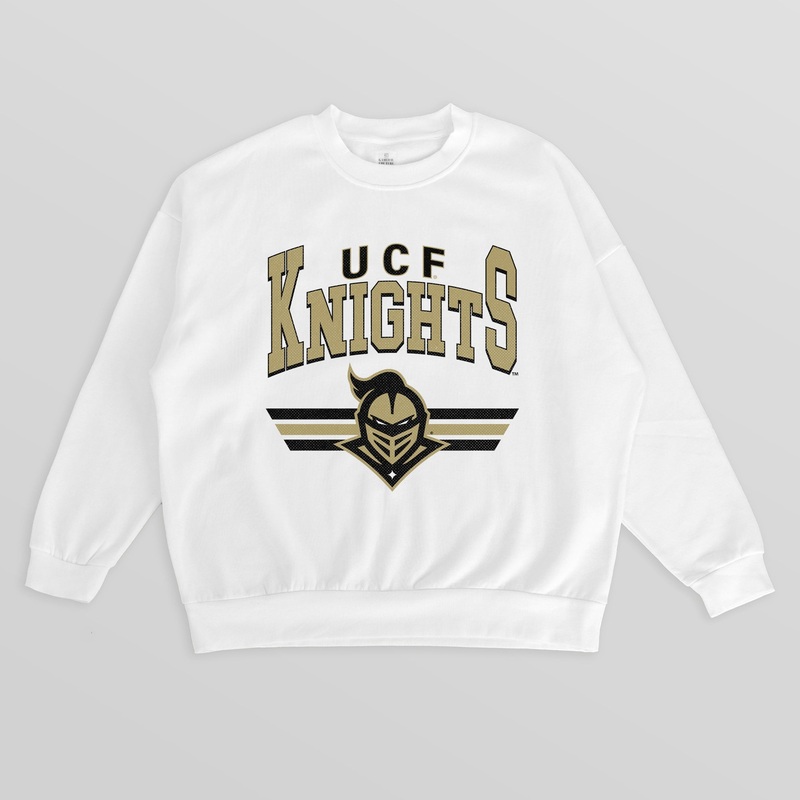 CENTRAL FLORIDA KNIGHTS SWIFT STRIKE PREMIUM FLEECE DROP SHOULDER CREWNECK PULLOVER