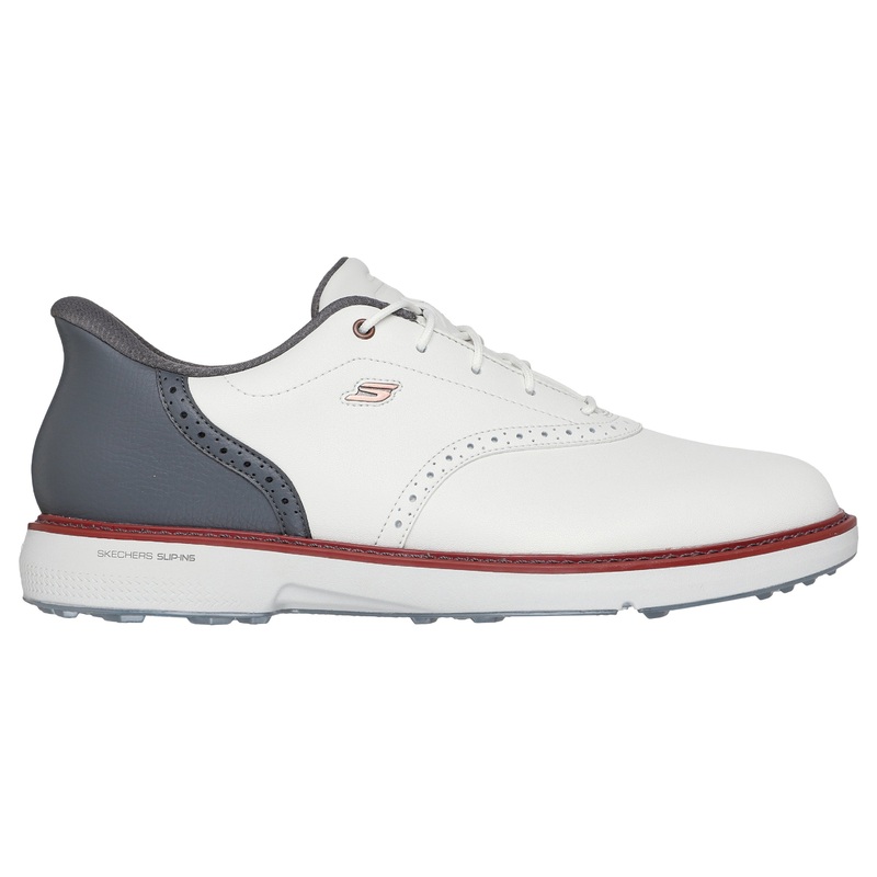 Skechers Go Golf Prestige Spikeless Golf Shoes – Natural/Grey