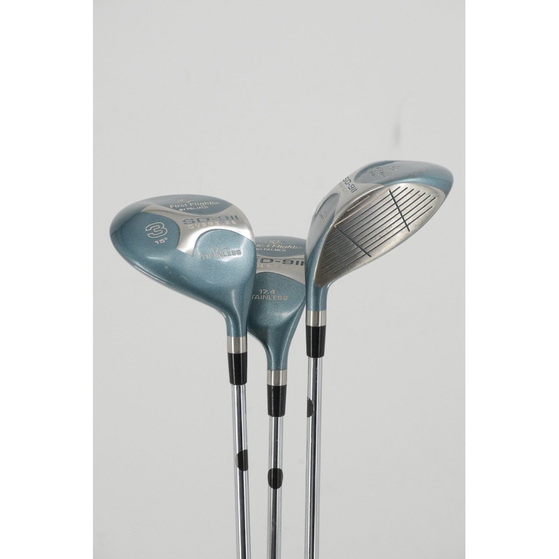 Women’s Arnold Palmer First Flight D, 3W, 5W Wood Set W Flex