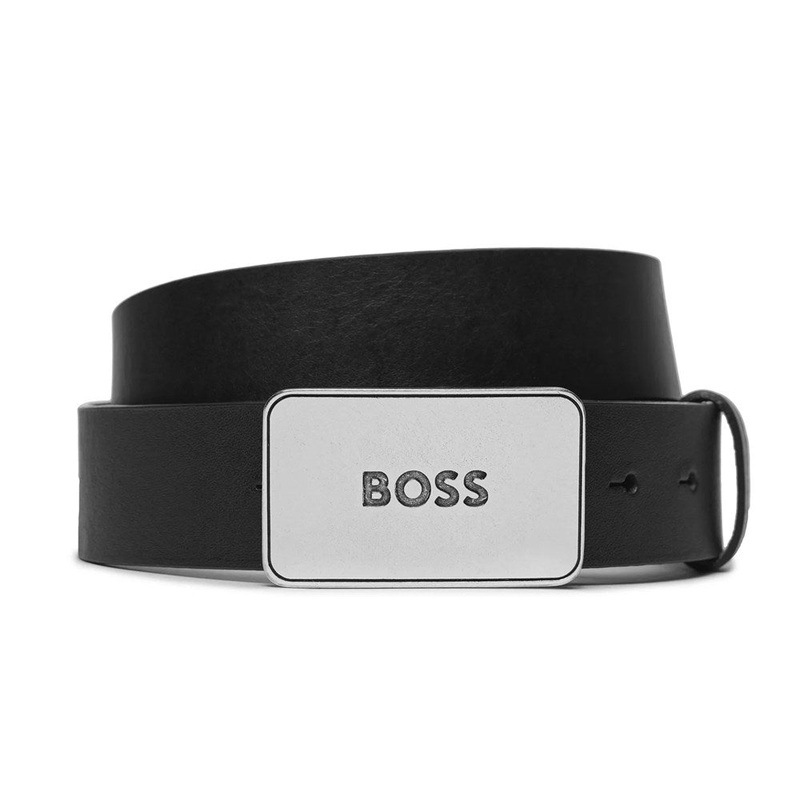 BOSS Icon Las-M Golf Belt – Black