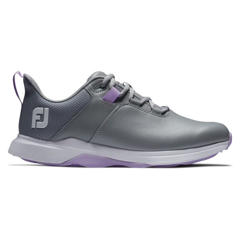 FootJoy Women’s ProLite Spikeless Laced Golf Shoes – Grey/Lilac