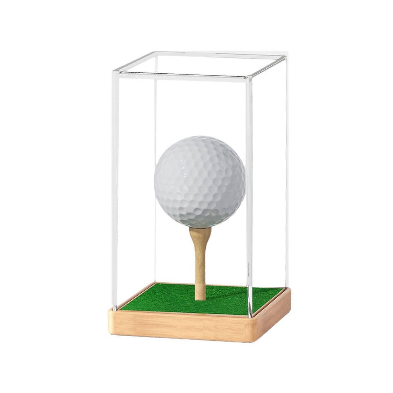 Acrylic Golf Ball Storage Box Container Golf Ball Display Case Container Golf Protection Cover Dustproof Holder