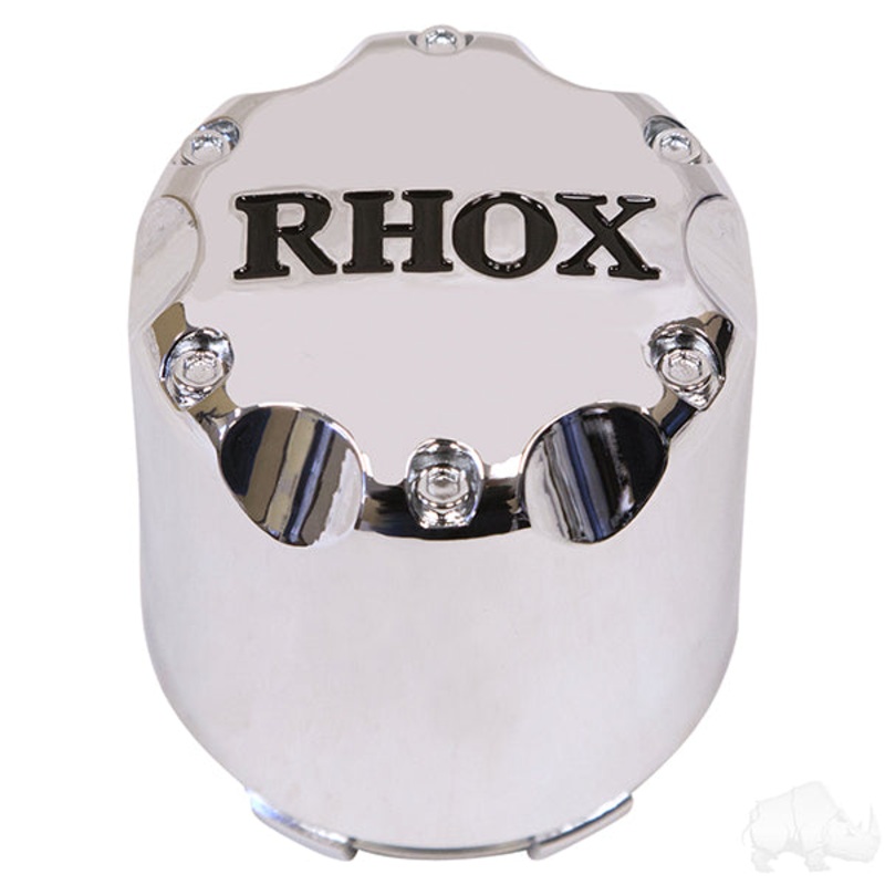 Center Cap, Chrome with Black RHOX PN# TIR-RX003-CB