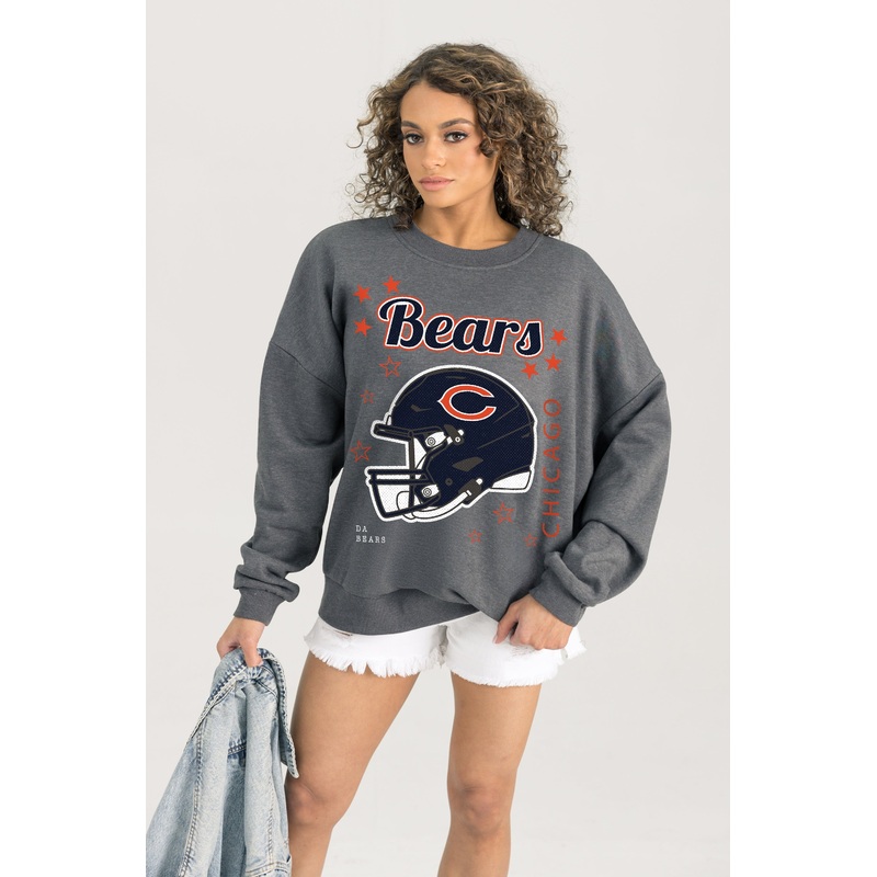 CHICAGO BEARS Ready To Rumble Fleece Crewneck Pullover