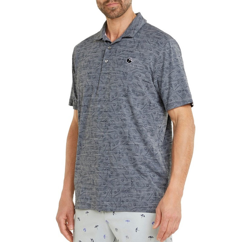 Puma Arnold Palmer Cloudspun King Golf Polo – Navy Blazer Heather