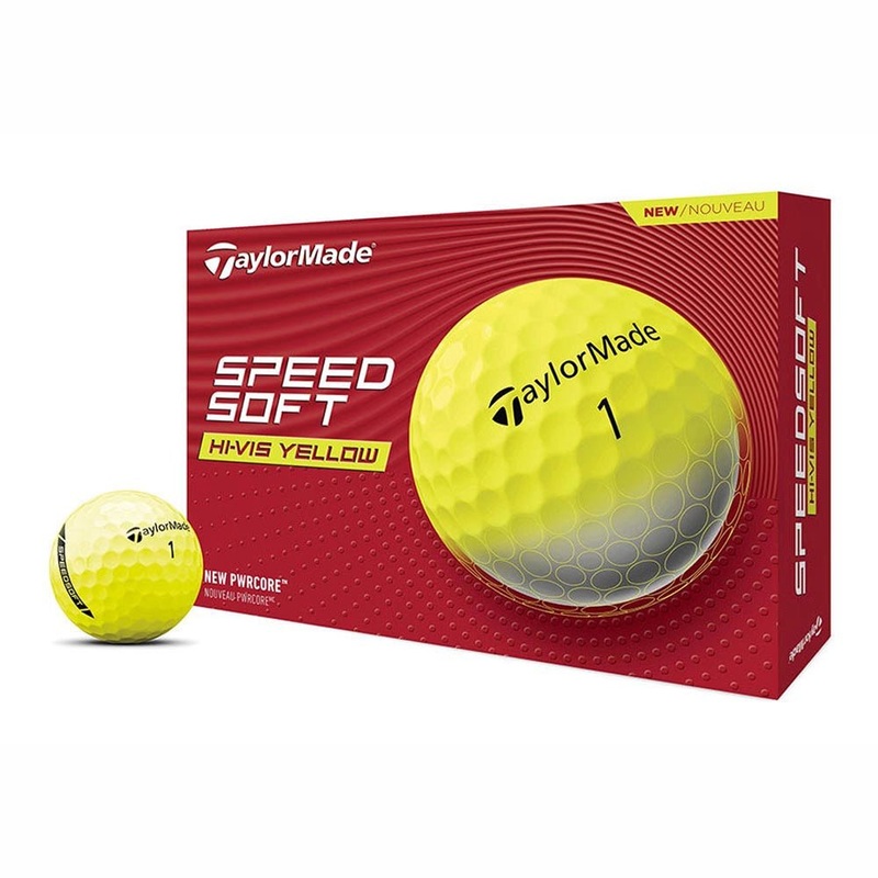 TaylorMade SpeedSoft Golf Balls – Yellow
