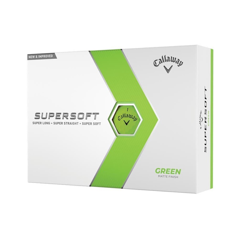 Callaway Supersoft Golf Balls – Matte Green – 2023 – Prior Generation