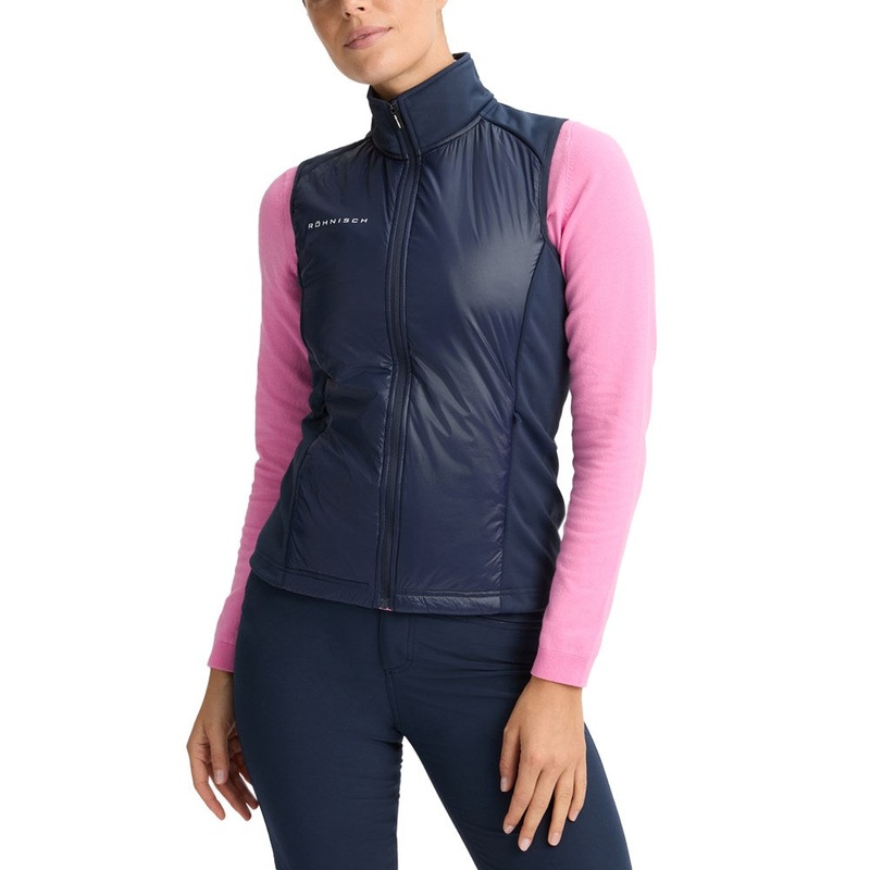 Rohnisch Women’s Fiona Hybrid Golf Vest – Navy