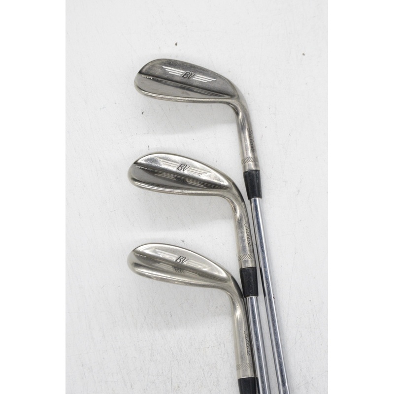 Titleist Vokey SM9 Brushed Steel 50, 54, 60 Degree Wedge Set Wedge Flex