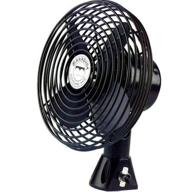 Two speed, Non-Oscillating, Black Heavy Duty, Metal Fan PN# 13812