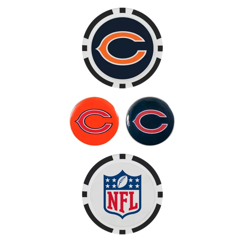 Chicago Bears Ball Marker Set|Navy/Orange
