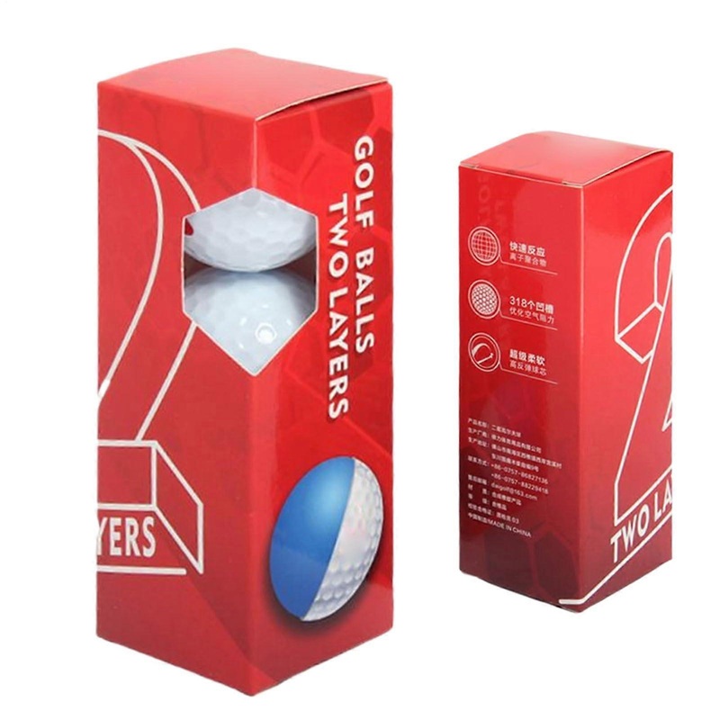 Golf Balls Set of 3 for Outdoor Training and Competition – Durable Practice Balls Ideal for Beginners, Garden and Driving Range Use
