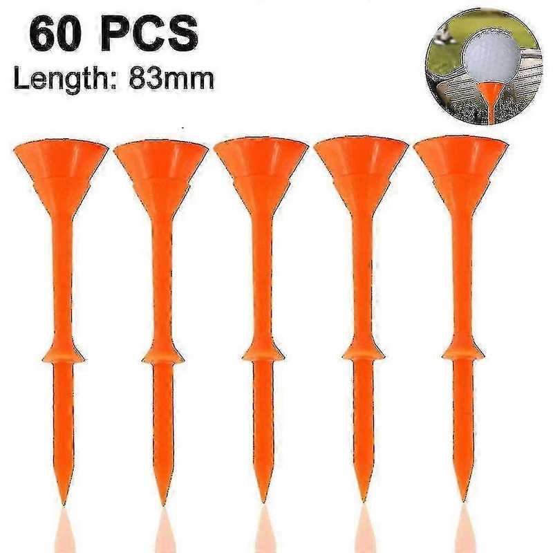 Plastic Golf Ball Nail Ball 60 Packreduced Friction & Side Spin Golf Plastic Tees