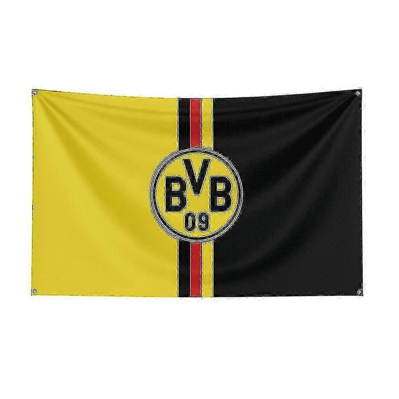 Born Pretty 3×5 Borussia Dortmund Flag Polyester Printed Racing Sport Banner For Decor
