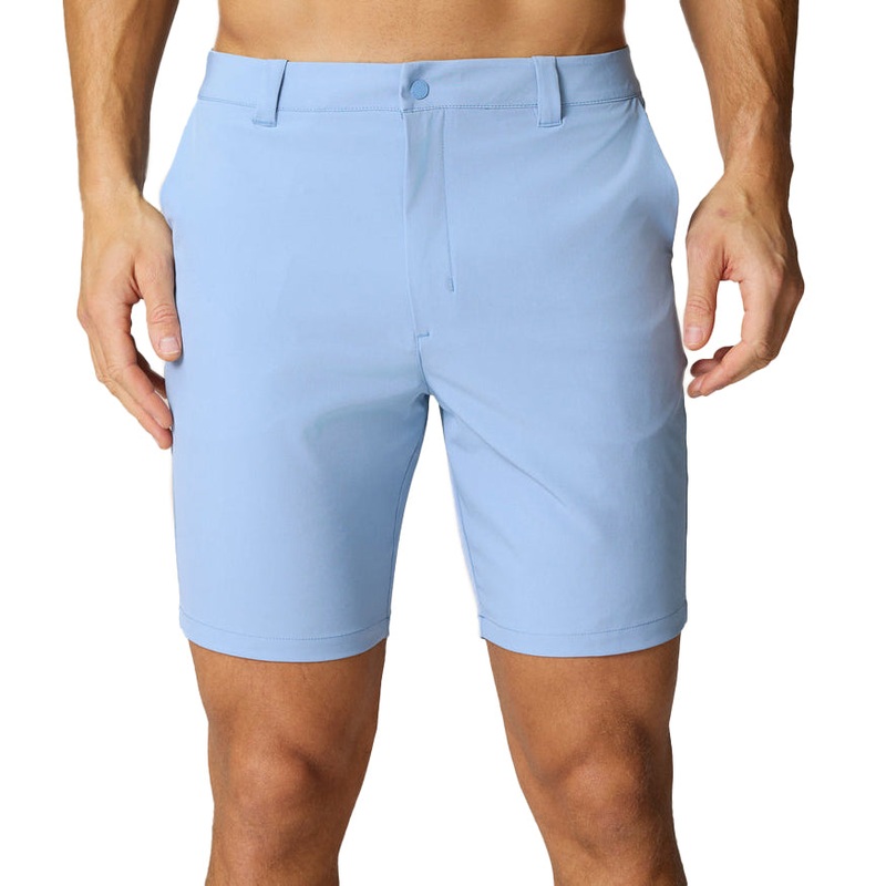 Castore Lightweight Club Golf Shorts – Sky Blue/Midnight Navy