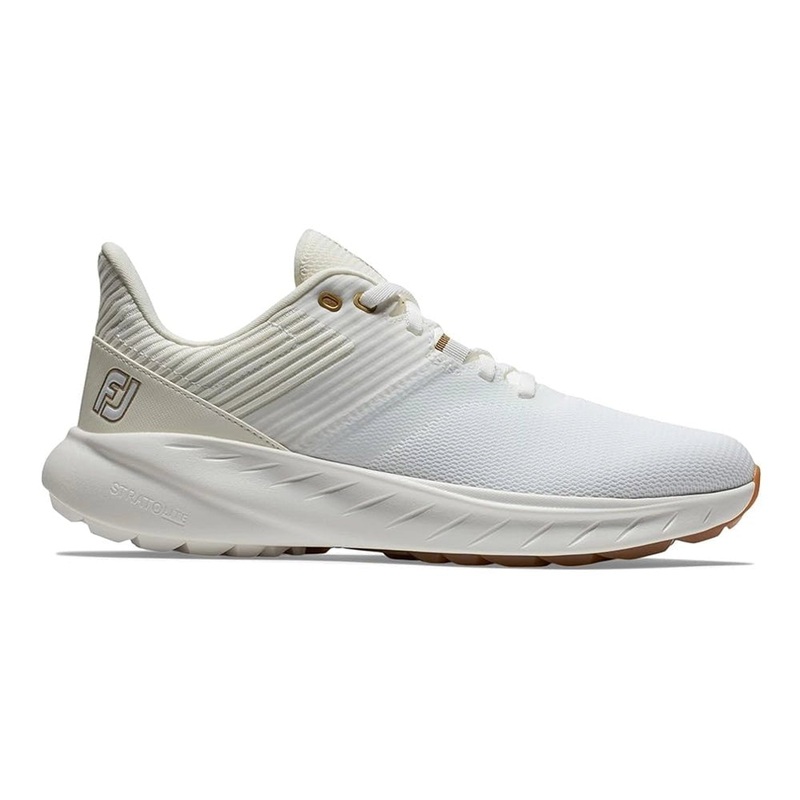 FootJoy Women’s FJ Flex Golf Shoes ( Color: White Beige)