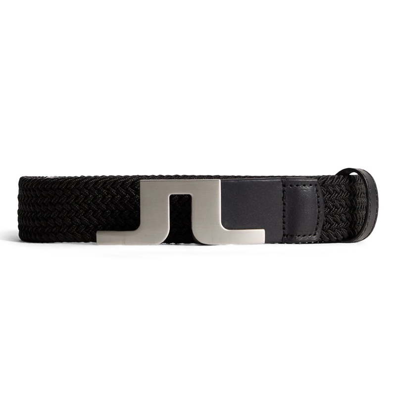 J.Lindeberg Berry Elastic Golf Belt – Black