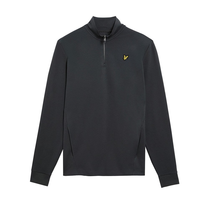 Lyle & Scott Fly Fleece Quarter Zip – Graphite