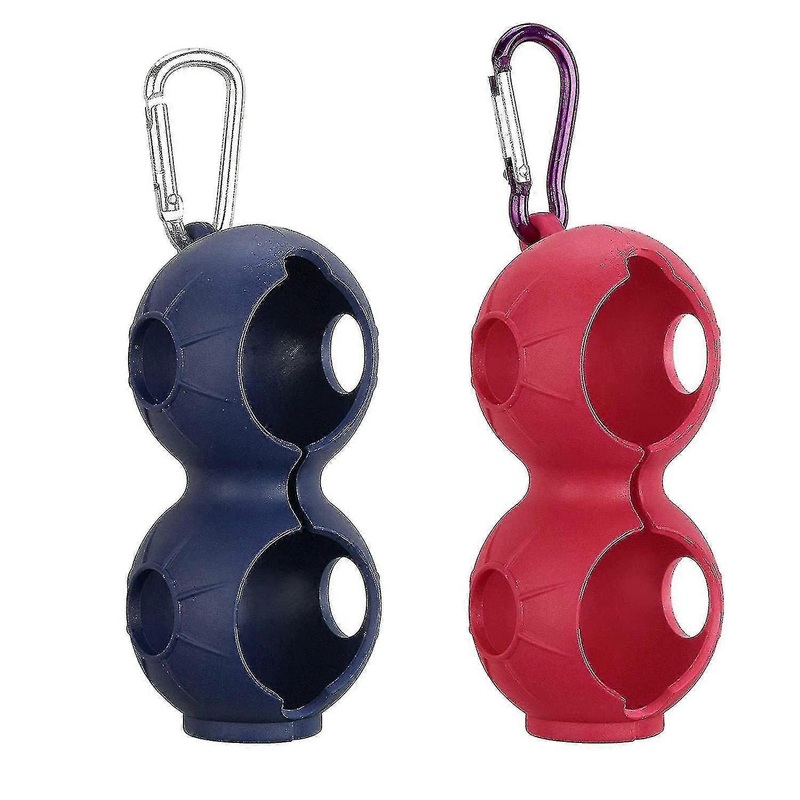 2pack Golf Ball Holder Portable Golf Ball Pouch Bag Holder Compatible With Men 3