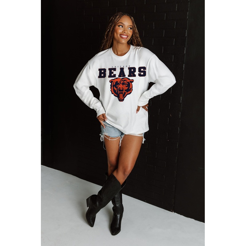 CHICAGO BEARS Big Goals Oversized Long-Sleeve Tee