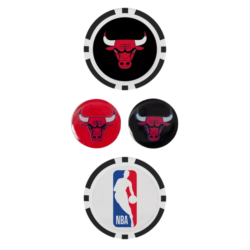 Chicago Bulls Ball Marker Set|Red/Black
