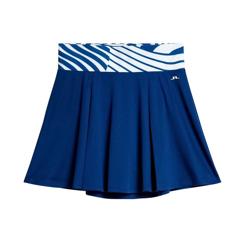 J.Lindeberg Women’s Adis Golf Skirt – Estate Blue
