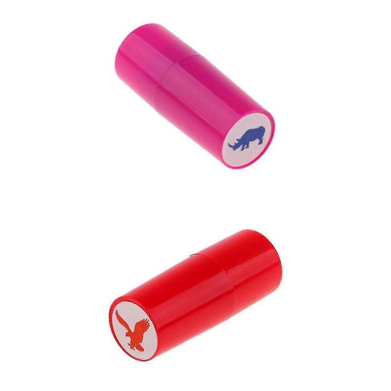 2Pcs Colorfast Quick-dry Golf Ball Stamp Stamper Marker Impression Seal