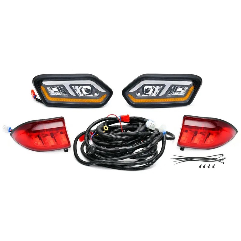 GTW Club Car Tempo LED Head Light & Taillight Kit (Years 2018-Up) PN# 2-112