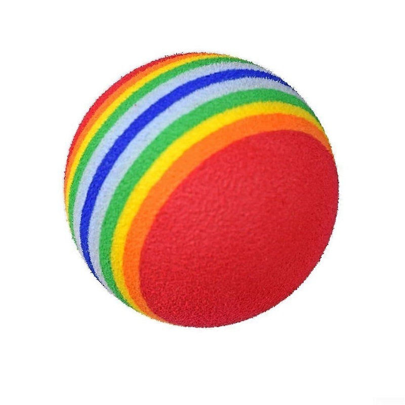 Sponge Golf Balls Set of 10 Ideal for Indoor Swing Practice Without Damage Red