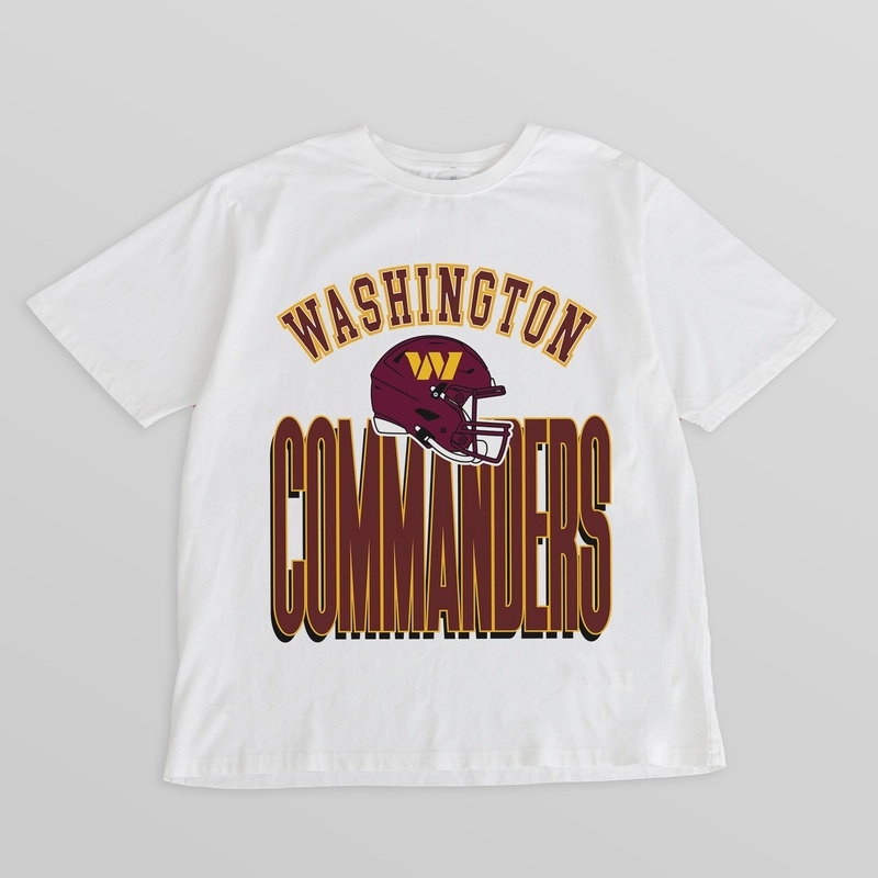 WASHINGTON COMMANDERS FIERCE FOCUS WASHED RELAXED FIT TEE