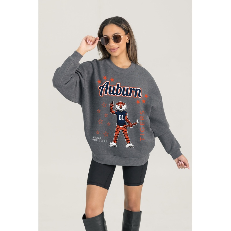 AUBURN TIGERS Ready To Rumble Fleece Crewneck Pullover
