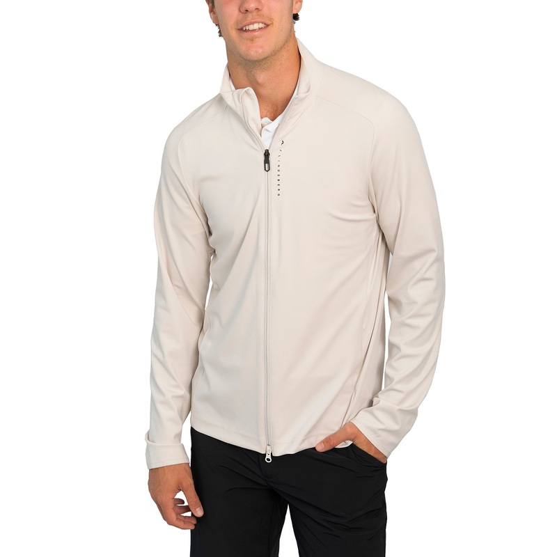 J.Lindeberg Melker Mesh Golf Mid Layer – Moonbeam