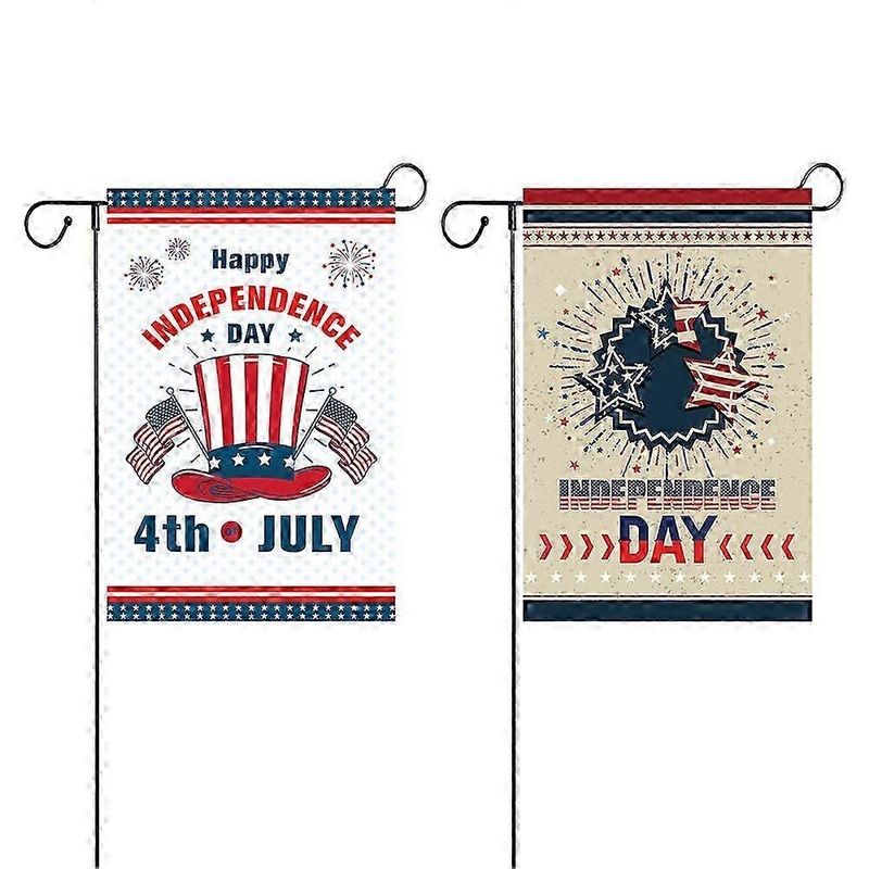 new2pcs Flags American Independence Day Polyester Print Colorful Fl…