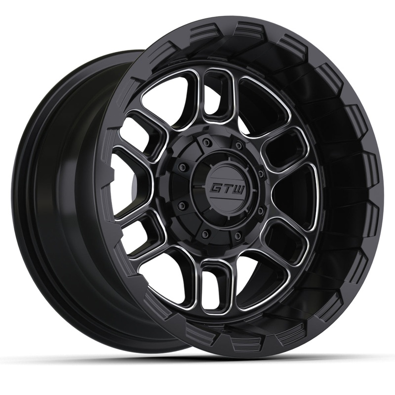 12 GTW Titan Black & Machined Wheel PN# 19-344