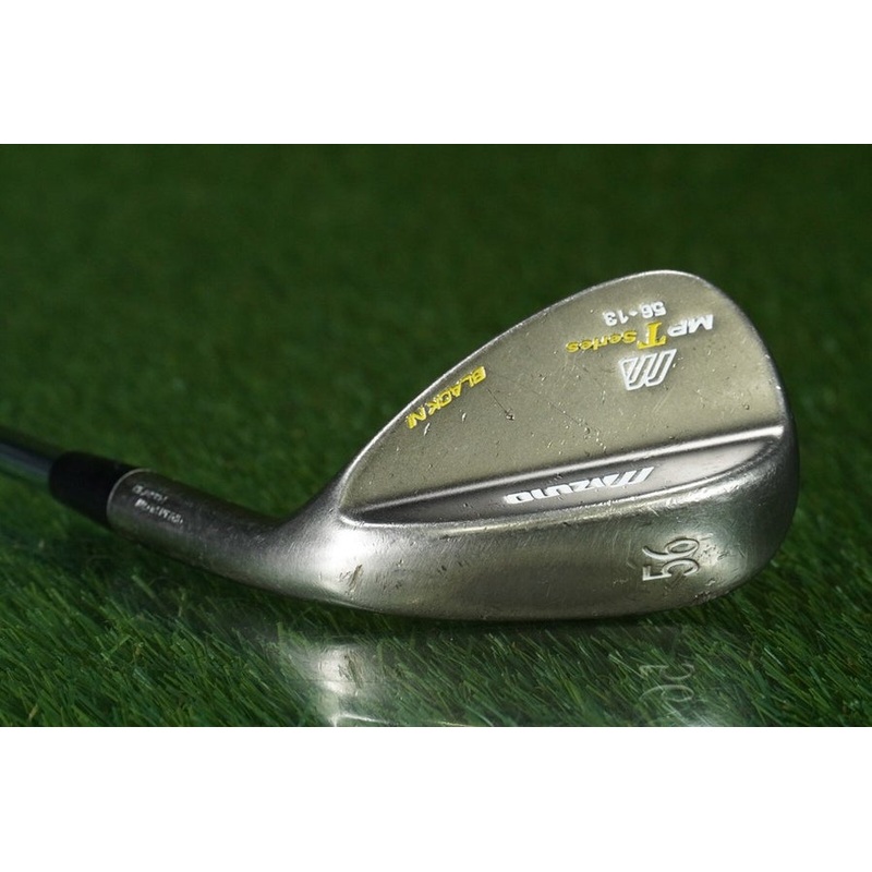 MIZUNO MP T SERIES BLACK NICKEL SAND WEDGE TRUE TEMPER WEDGE FLEX 56, 13 RH