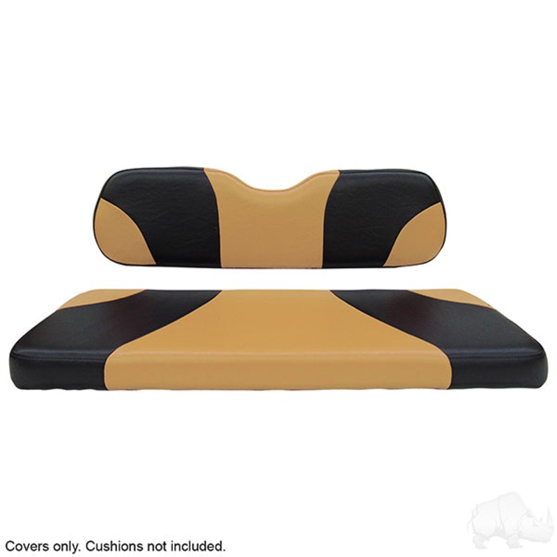 RHOX Rhino Cover Set, Sport Black/Tan PN# SEAT-001BT-S-CV