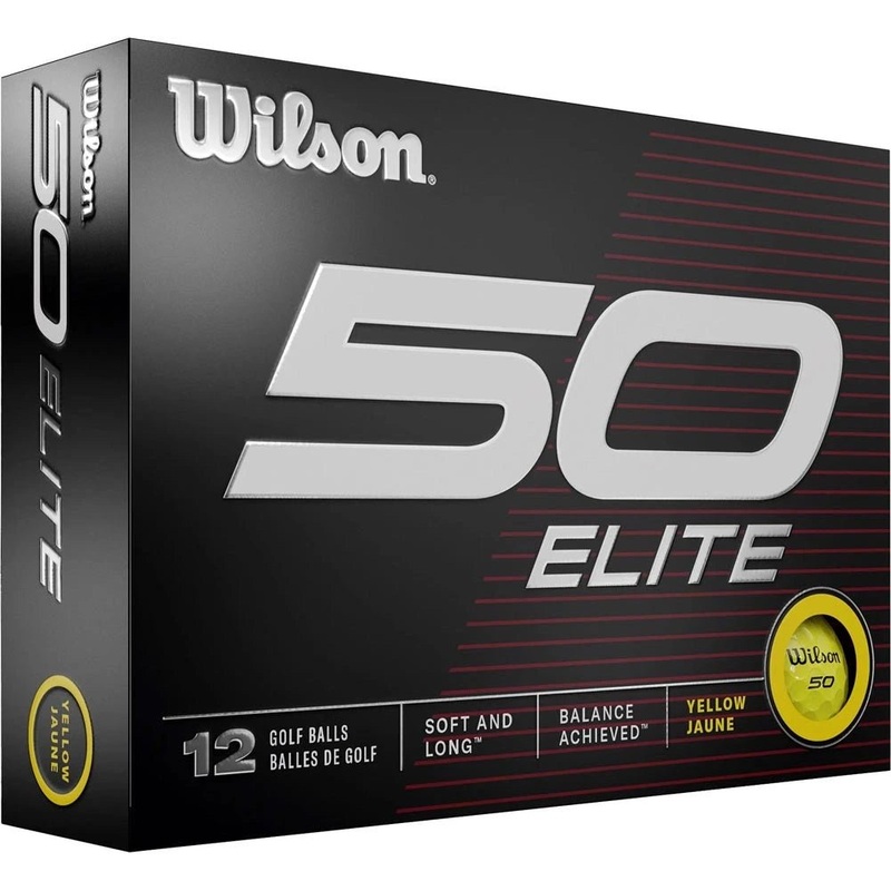 Wilson Fifty Elite Golf Balls – Yellow