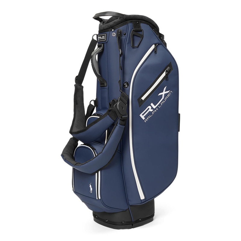 RLX Ralph Lauren Embroidered Logo Stand Golf Bag – Navy Multi