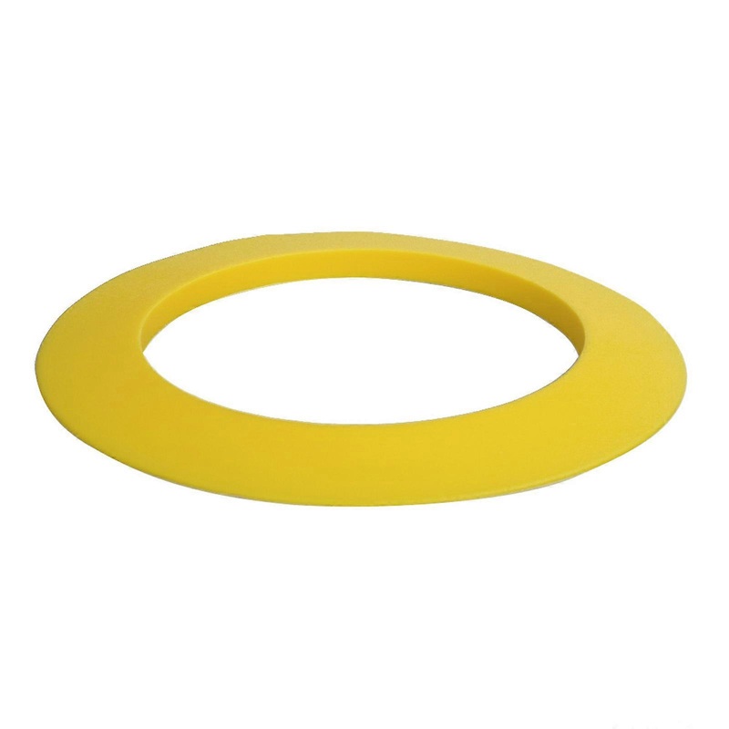 Silicone Golf Putting Green Hole Cup Rings Golf Practice Hole Putting Accuracy Trainer Portable Green Hole Training Tool  Yellow