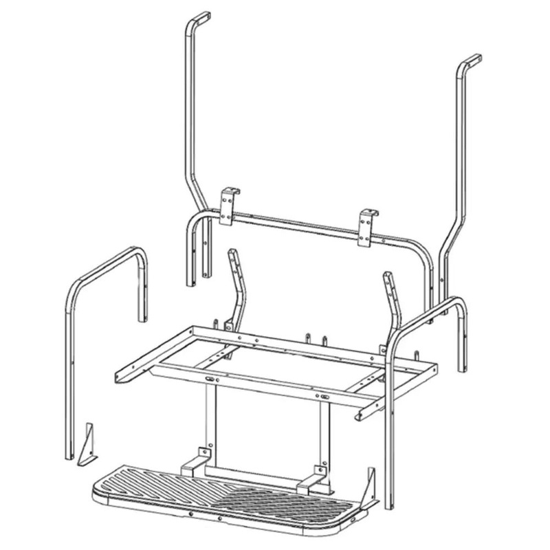 GTW MACH3 Flip Frame Only Yamaha G19-22 PN# 1-164