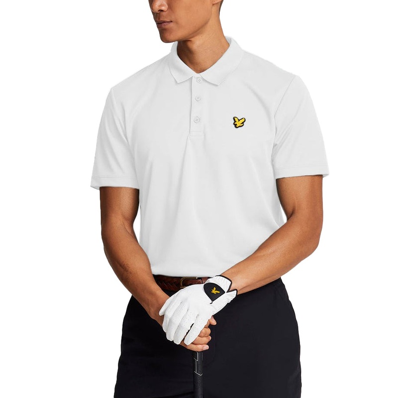 Lyle & Scott Golf Tech Polo Shirt – White