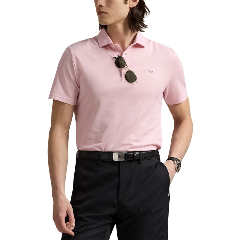 RLX Ralph Lauren Tour Pique Golf Polo Shirt – Garden Pink