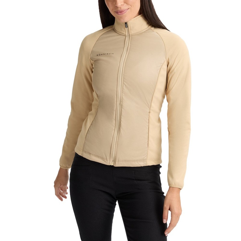 Rohnisch Women’s Fiona Hybrid Golf Jacket – Safari
