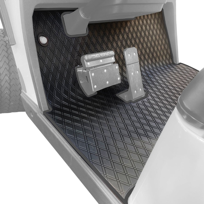 Xtreme Floor Mats for EZGO TXT / Workhorse / Express S4 / Valor / Cushman / Navitas (TXT Frame) – All Black PN# 03-175