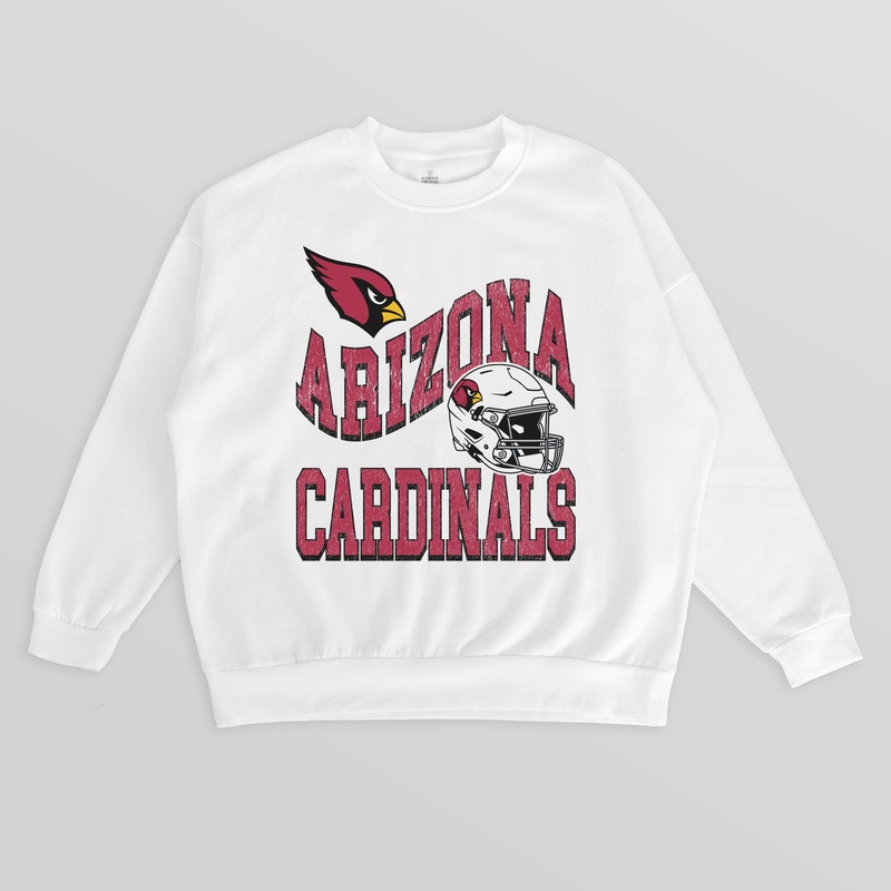 ARIZONA CARDINALS HARD EARNED PREMIUM FLEECE CREWNECK PULLOVER